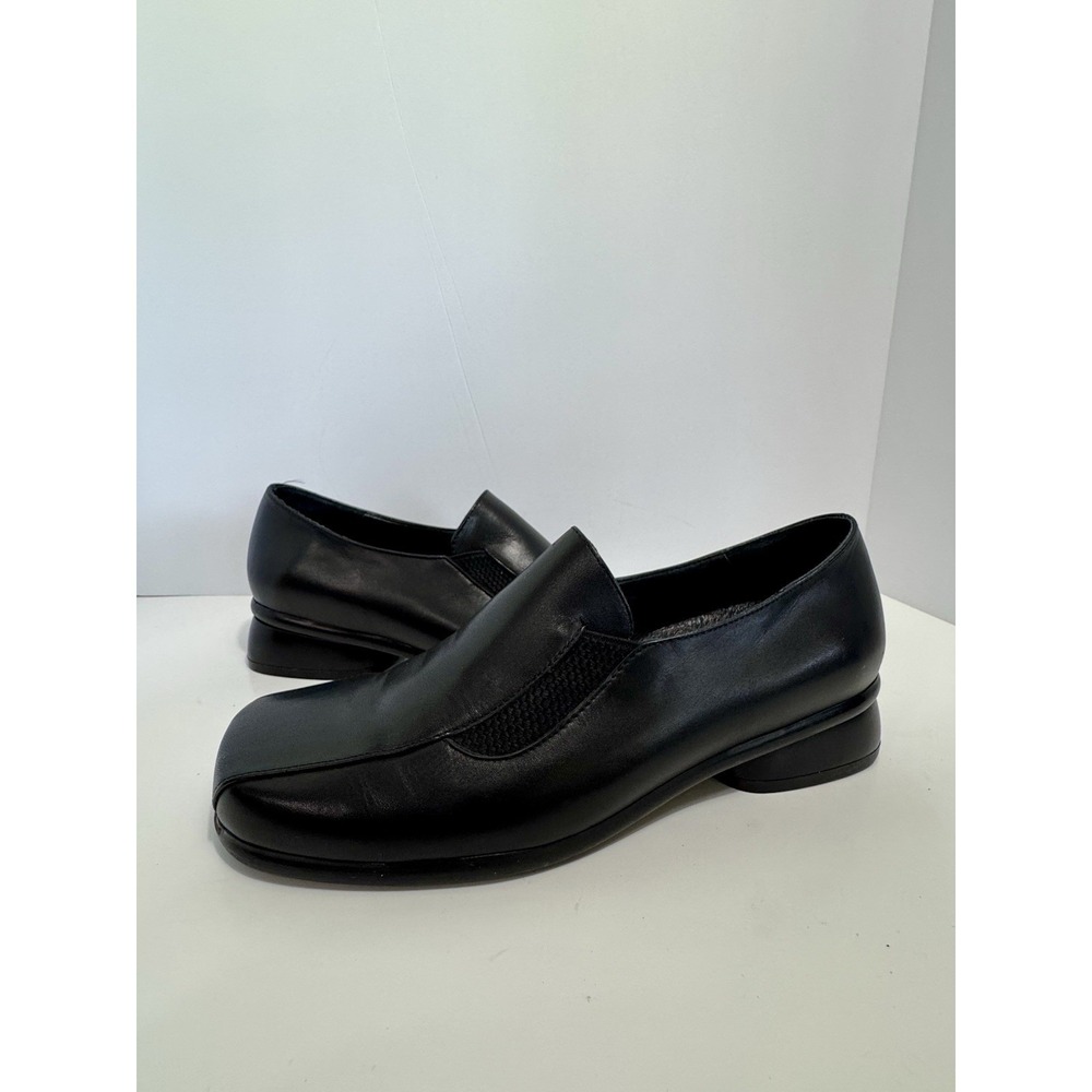 1803 Black Loafers Slip On Women size EUR 38 NWOT